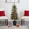 4.5ft. Pre-Lit Artificial Christmas Tree, Clear Lights